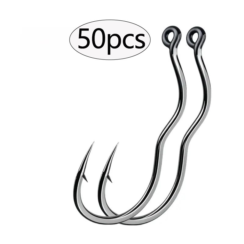 50 Pcs Durable Automatic Flip  - Fishing Hook Assortment บทวิจารณ์และราคา