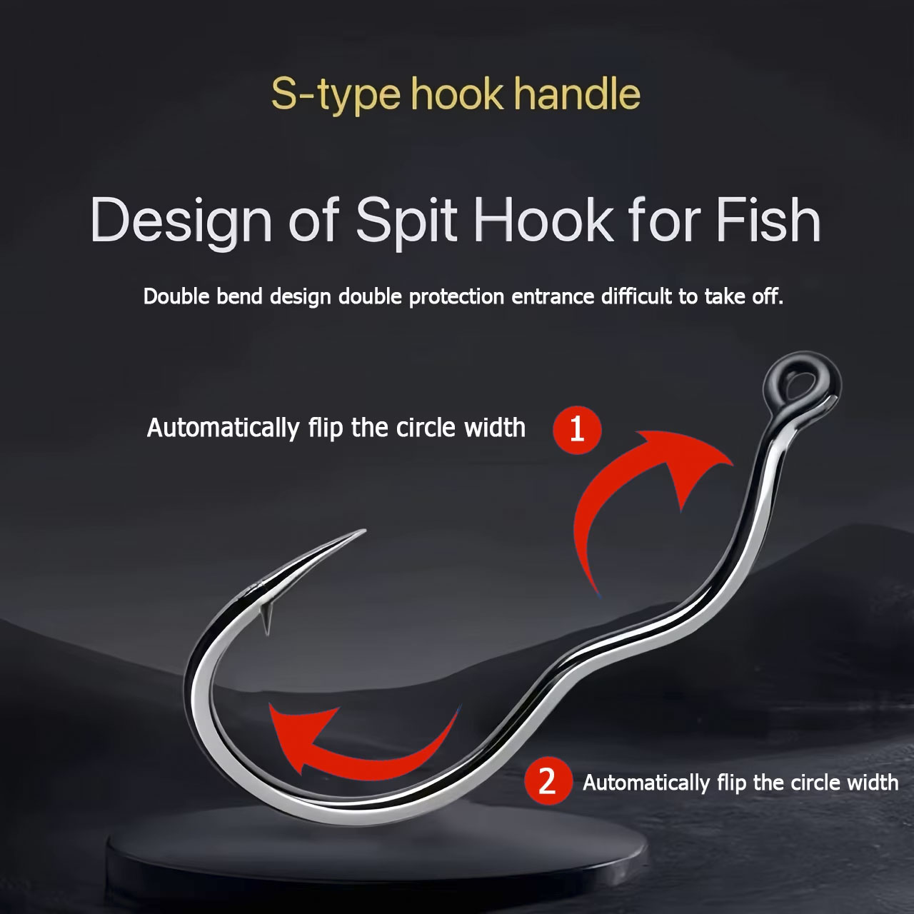 50 Pcs Durable Automatic Flip  - Fishing Hook Assortment บทวิจารณ์และราคา