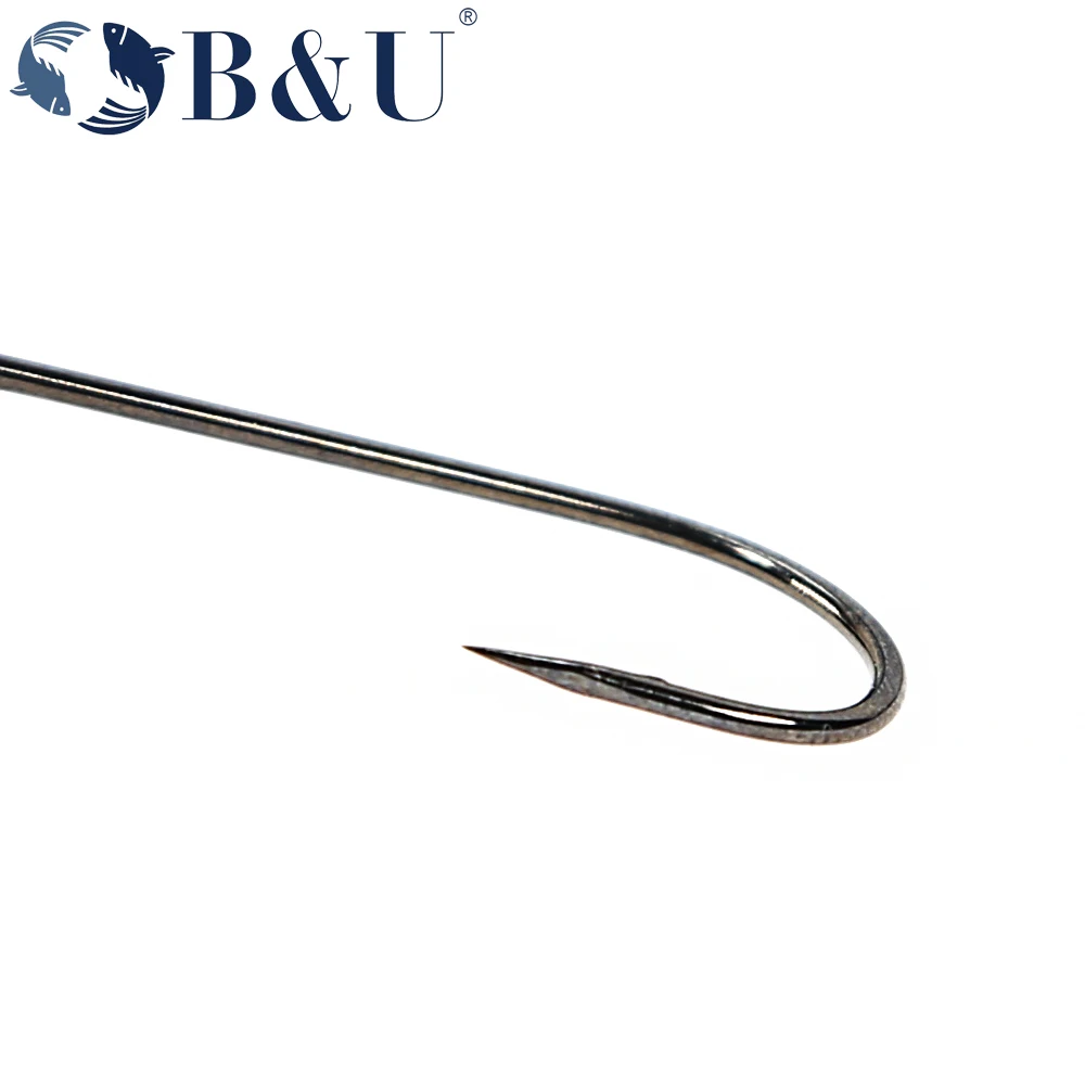 B&U 20pcs Fishing hook big eye - Fishing Hook Offset บทวิจารณ์และราคา