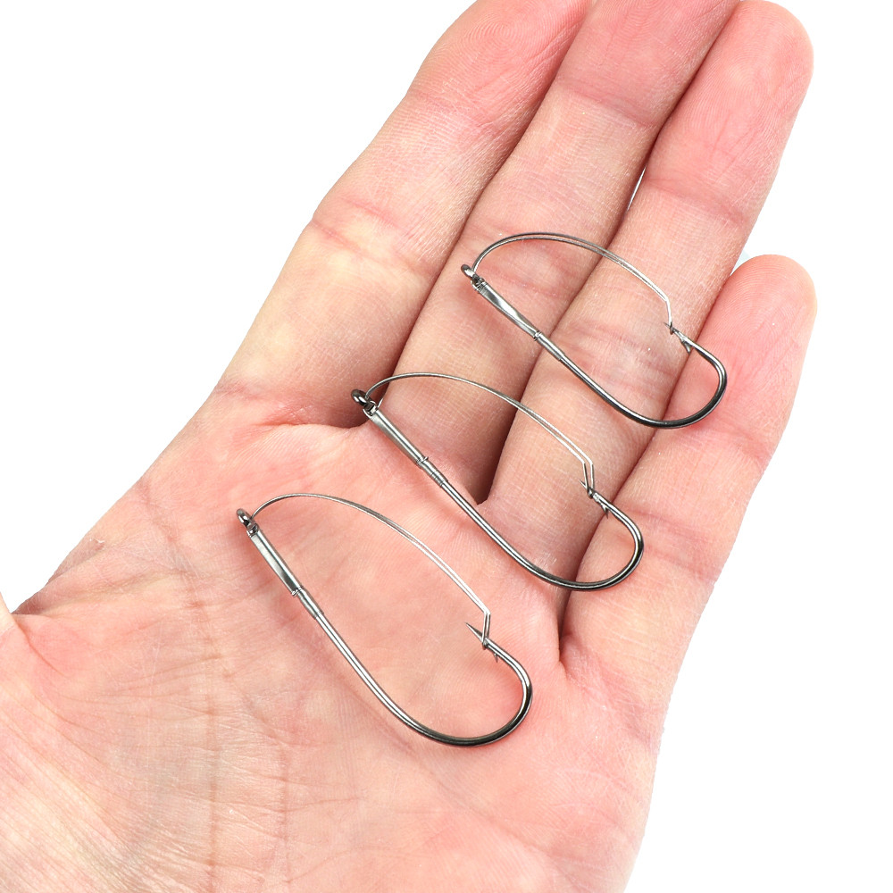 10Pcs/box Fishing Wacky Weedle - Fishing Hook Weedless บทวิจารณ์และราคา