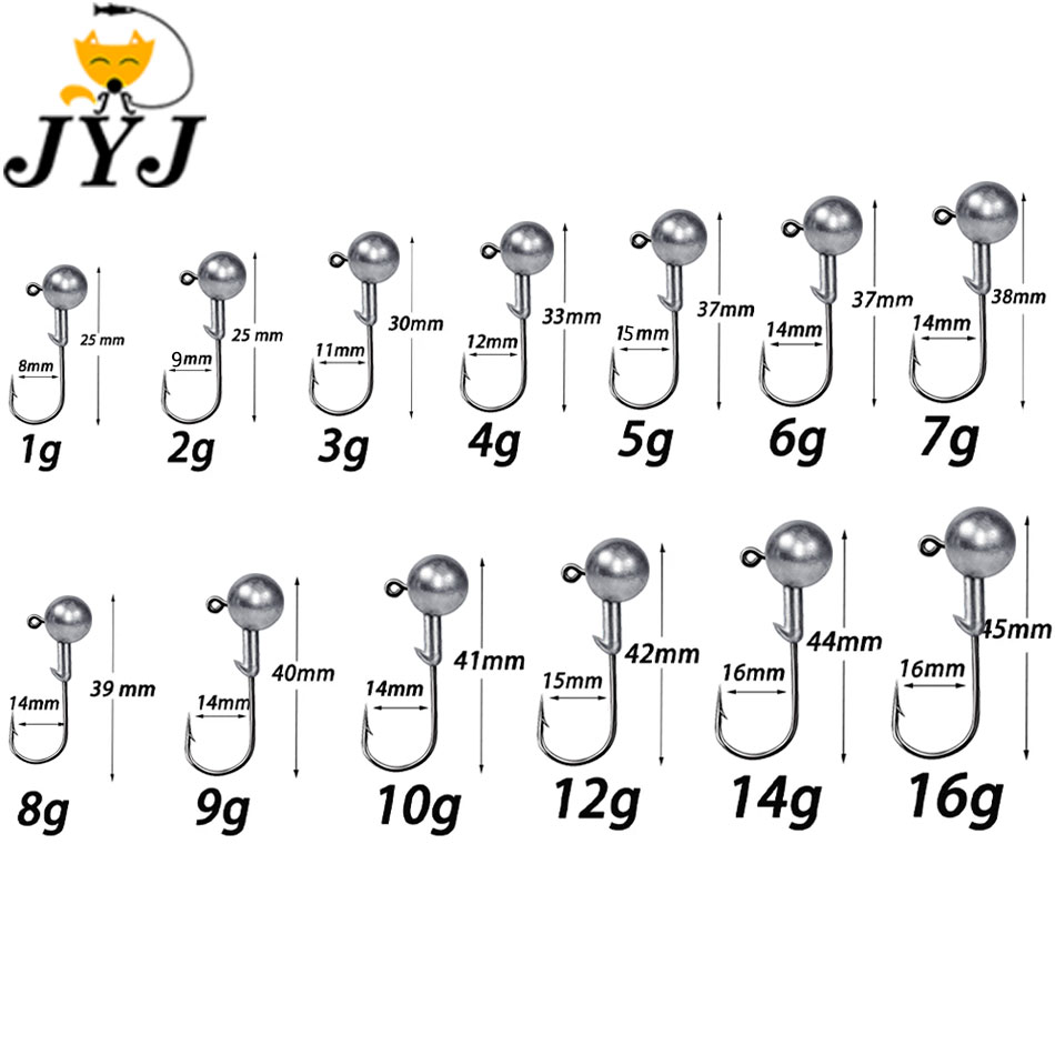 WODJYJ 1g 2g 3g 4g 5g 7g 8g 10 - Fishing Hook Offset บทวิจารณ์และราคา