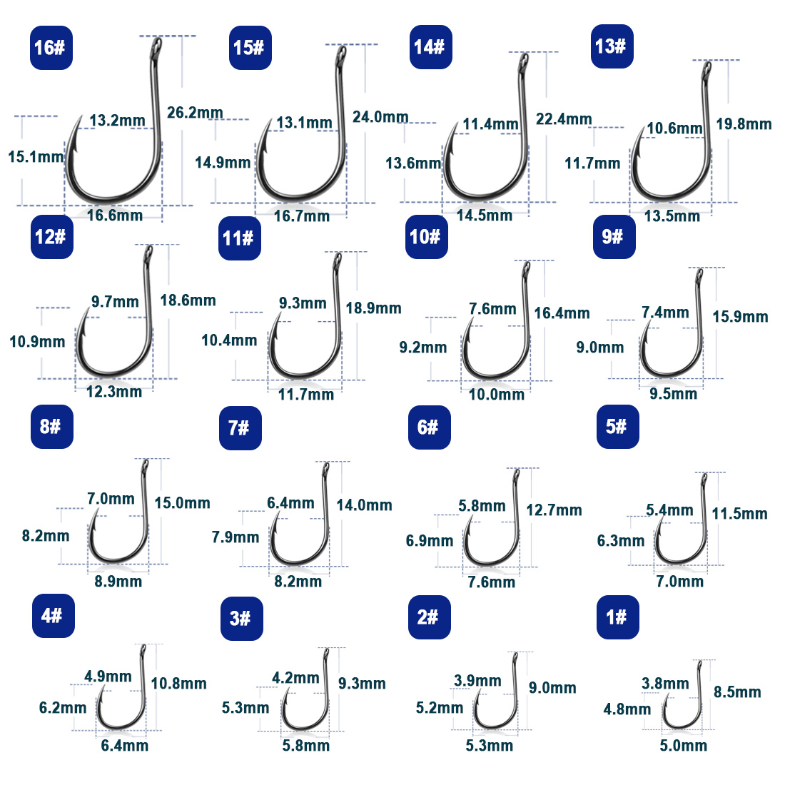 9KM Iseama Fishing Hooks 50~20 - Fishing Hook Circle บทวิจารณ์และราคา