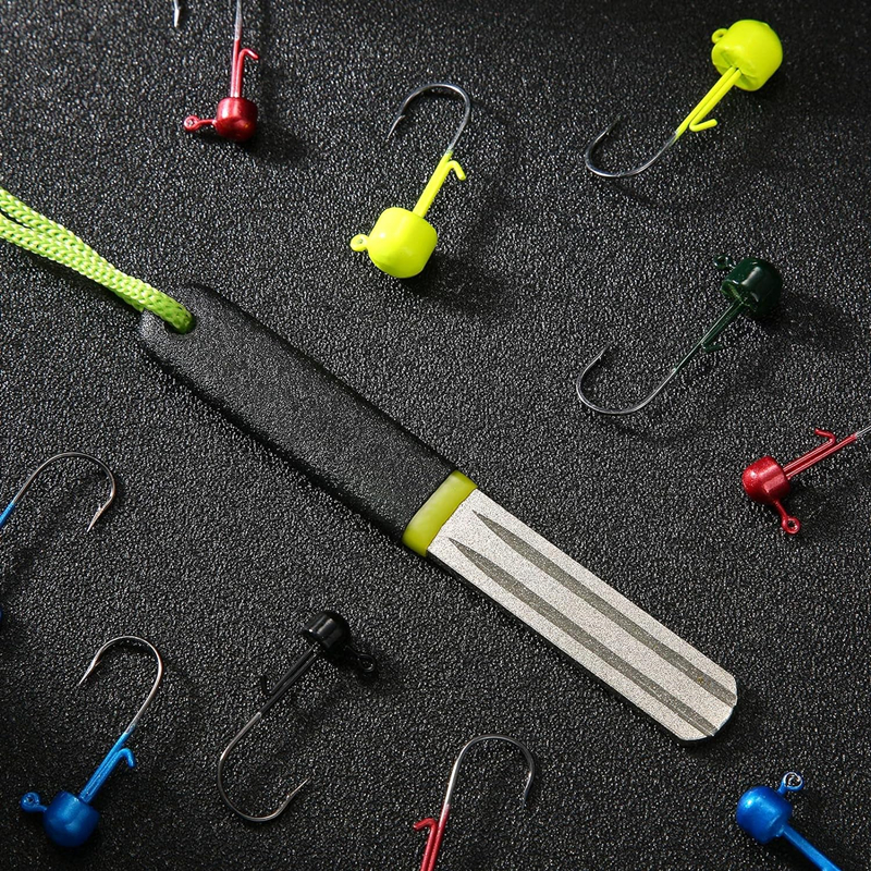 4 Colors Portable Outdoor Doub - Fishing Hook Sharpener บทวิจารณ์และราคา