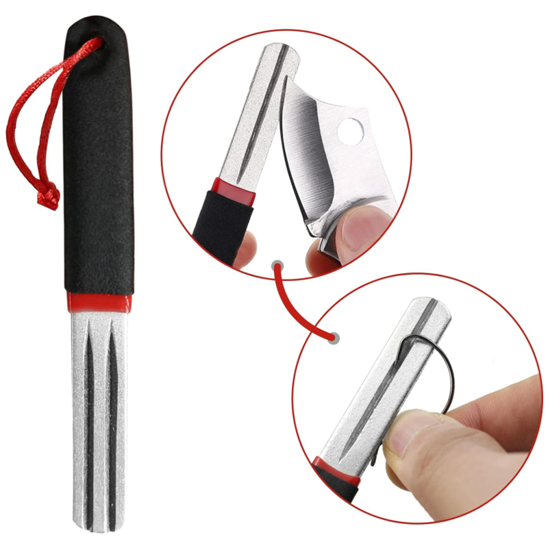 4 Colors Portable Outdoor Doub - Fishing Hook Sharpener บทวิจารณ์และราคา