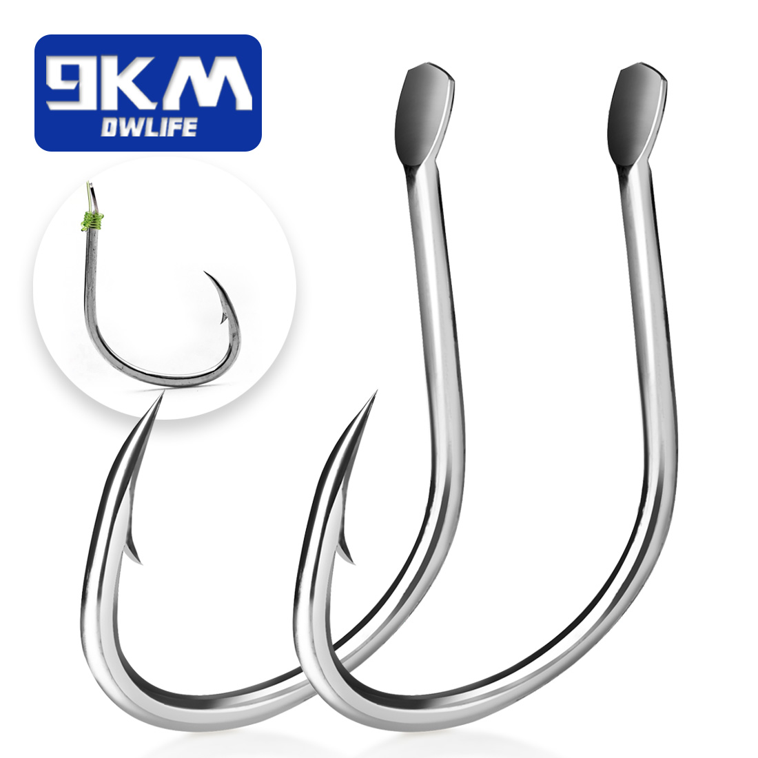 9KM Live Bait Hooks Saltwater  - Fishing Hook Circle บทวิจารณ์และราคา