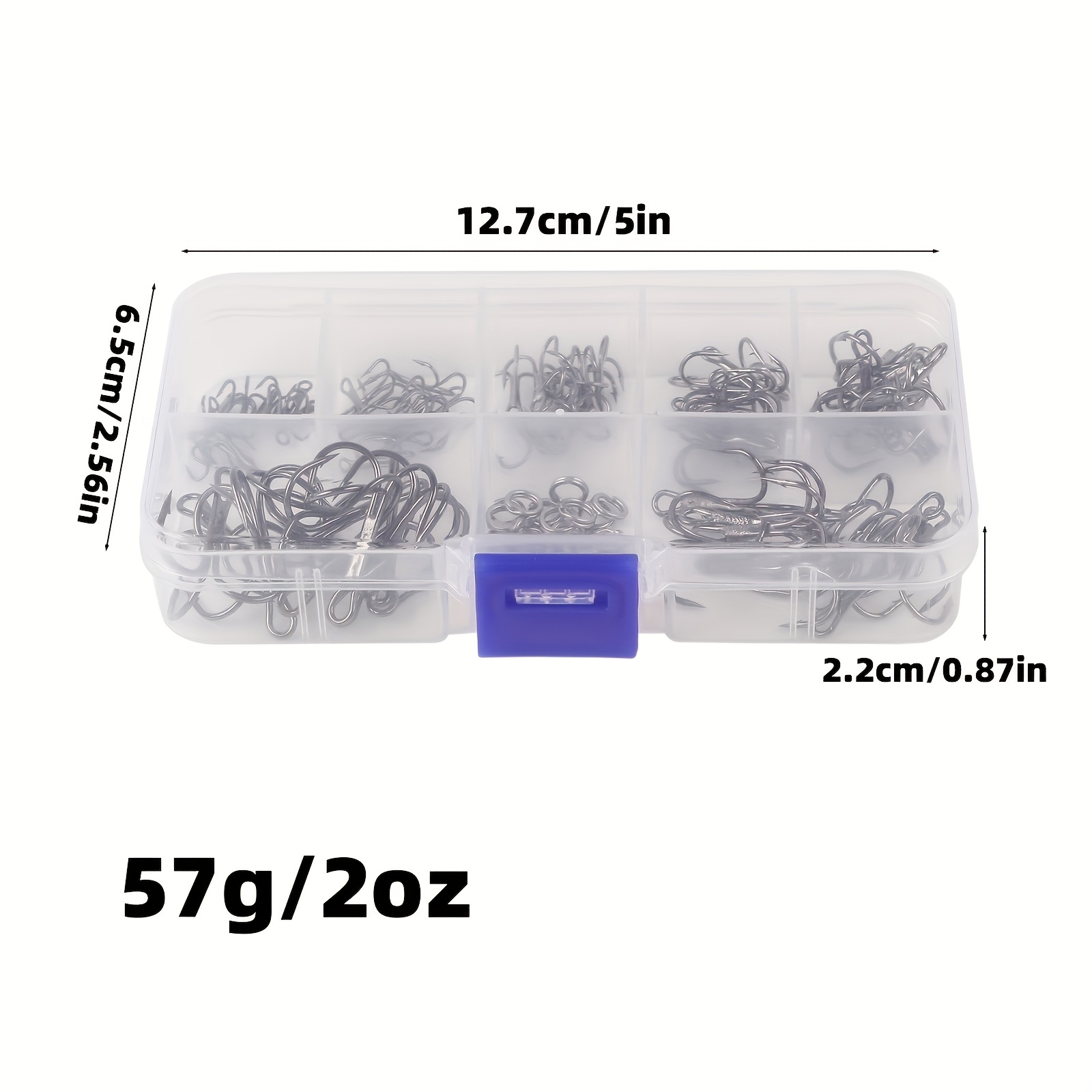 90pcs/set The lure triple-hook - Fishing Hook Assortment บทวิจารณ์และราคา