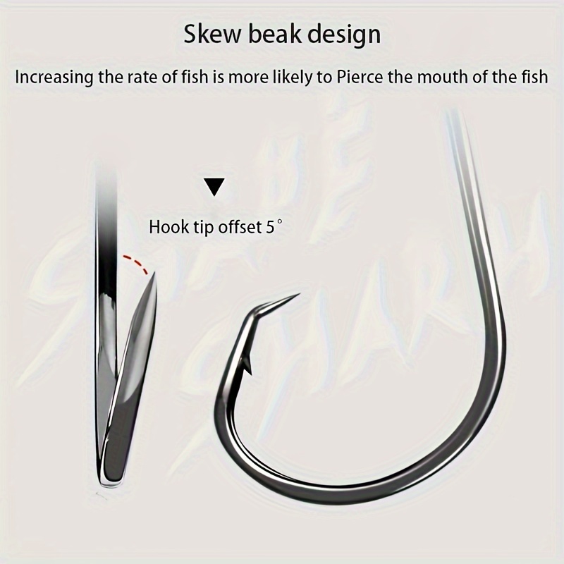 50pcs Circle Hooks Fishing Equ - Fishing Hook Circle บทวิจารณ์และราคา