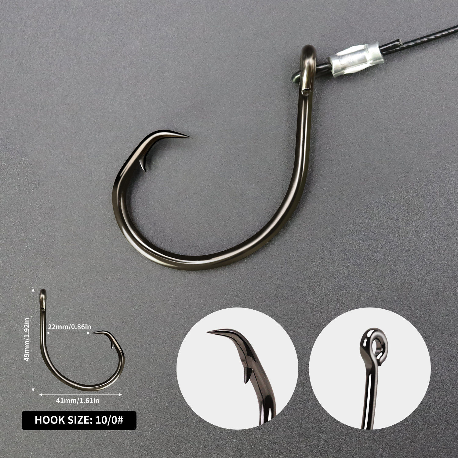 ZYZHE 1pc Sea Fishing Rigs Wit - Fishing Hook Circle บทวิจารณ์และราคา