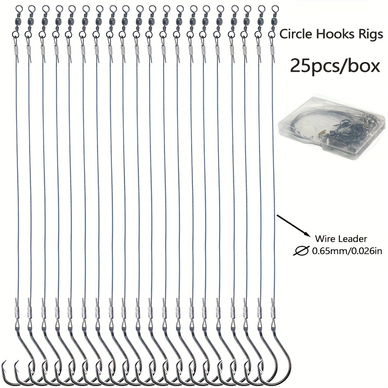 25pcs Heavy Duty Circle Hooks  - Fishing Hook Circle บทวิจารณ์และราคา